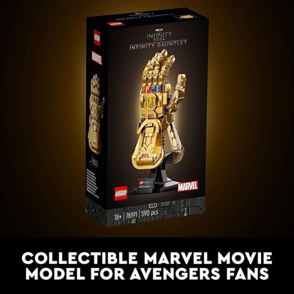 LEGO Marvel Infinity Gauntlet Set 76191 Collectible Thanos Glove with Infinity Stones - Image 3