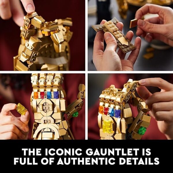 LEGO Marvel Infinity Gauntlet Set 76191 Collectible Thanos Glove with Infinity Stones - Image 5